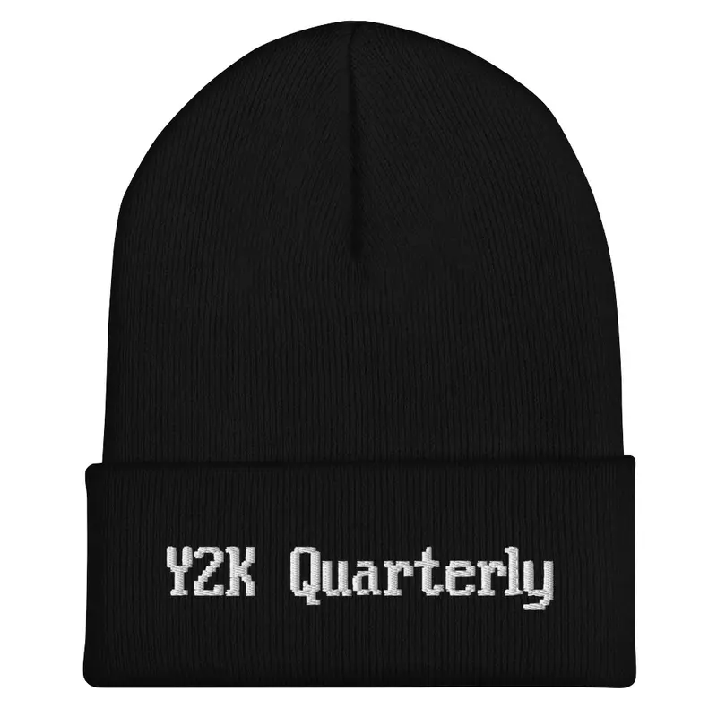 Y2KQ Beanie - White Logo